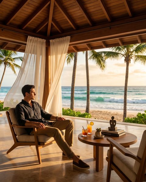 Golden Hour Villa dating-photo look